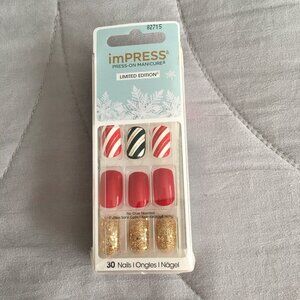 Brand New KISS imPRESS Press-On Manicure – Limited-Edition Holiday Set